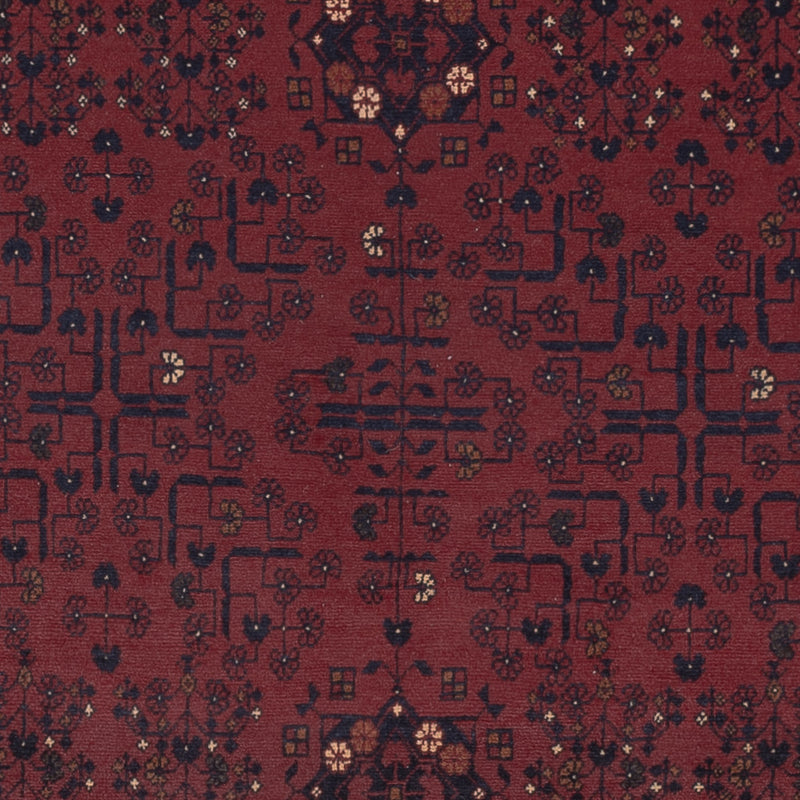 Afghan Rug - Kunduz - 287 x 194 cm - dark red