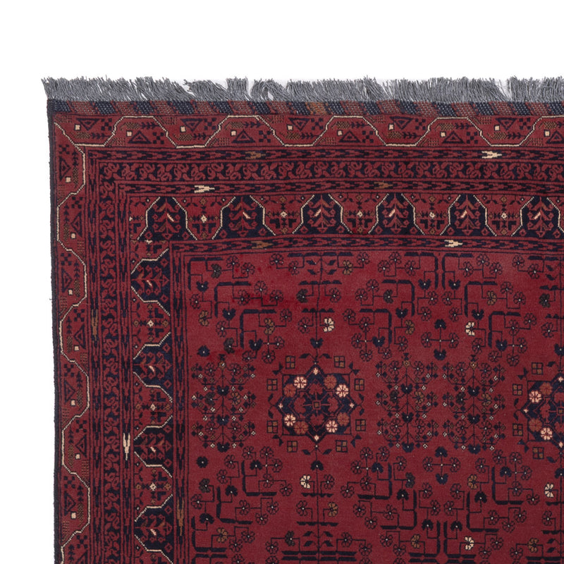 Afghan Rug - Kunduz - 287 x 194 cm - dark red