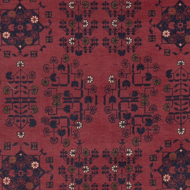 Afghan Rug - Kunduz - 300 x 204 cm - dark red