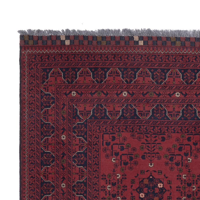 Afghan Rug - Kunduz - 300 x 204 cm - dark red
