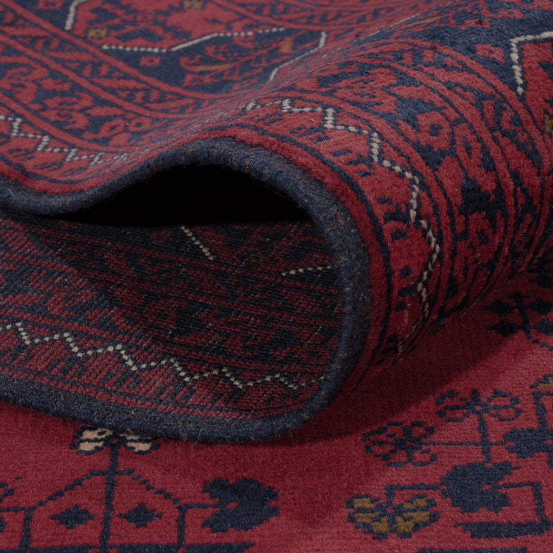 Afghan Rug - Kunduz - 300 x 204 cm - dark red