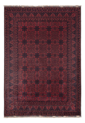Afghan Rug - Royal - 294 x 209 cm - dark red