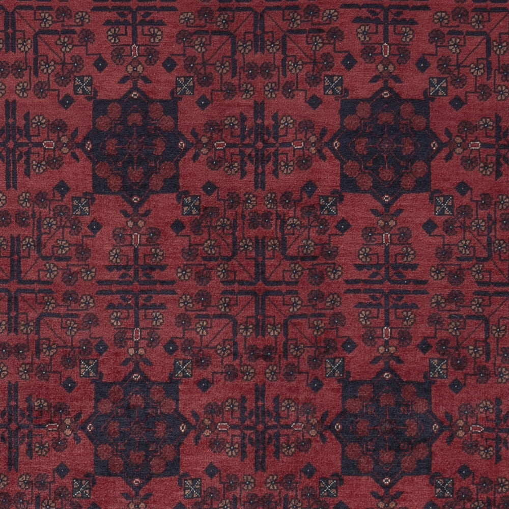 Afghan Rug - Royal - 294 x 209 cm - dark red