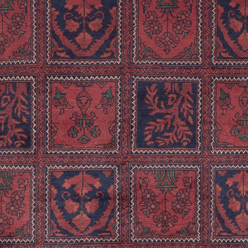 Afghan Rug - Royal - 285 x 195 cm - dark red