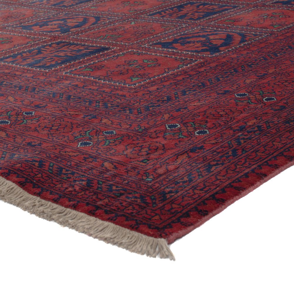 Afghan Rug - Royal - 285 x 195 cm - dark red