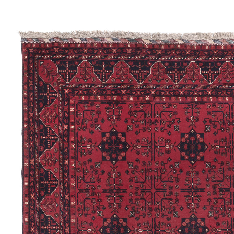 Afghan Rug - Royal - 302 x 193 cm - dark red