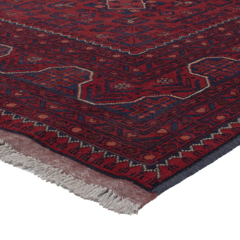 Afghan Rug - Kunduz - 290 x 195 cm - dark red