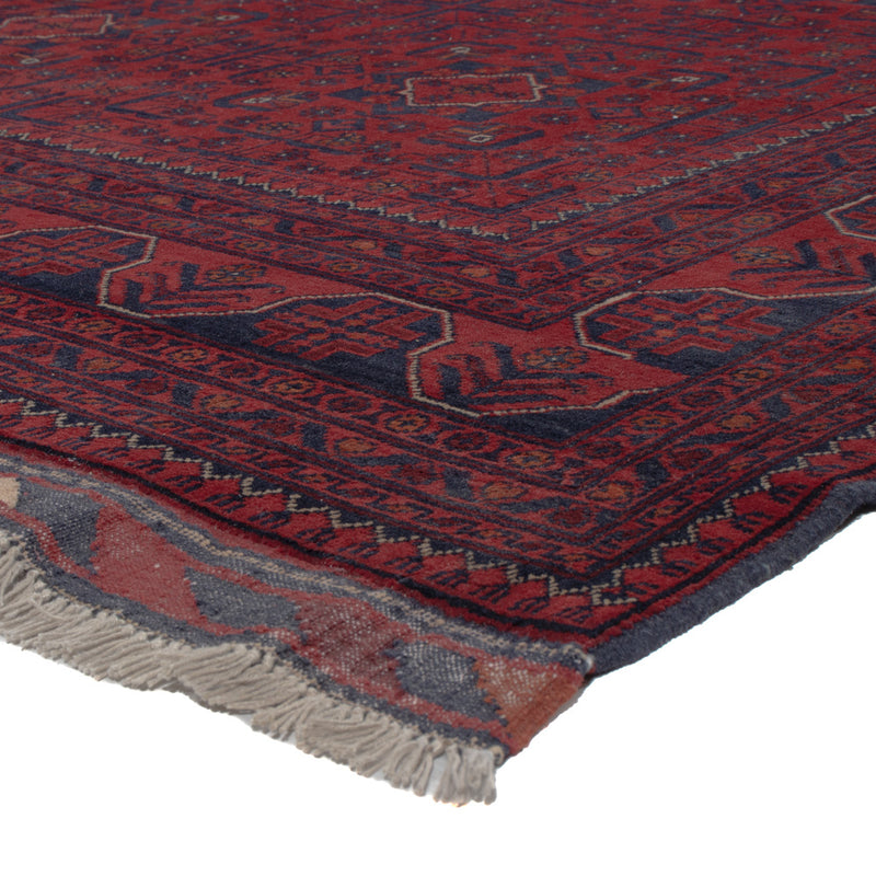 Afghan Rug - Kunduz - 301 x 199 cm - dark red