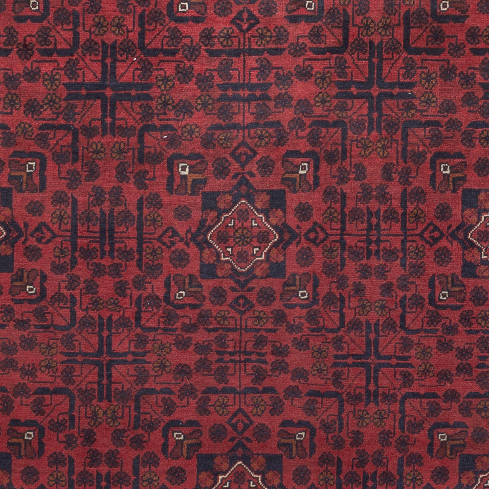 Afghan Rug - Kunduz - 292 x 198 cm - dark red