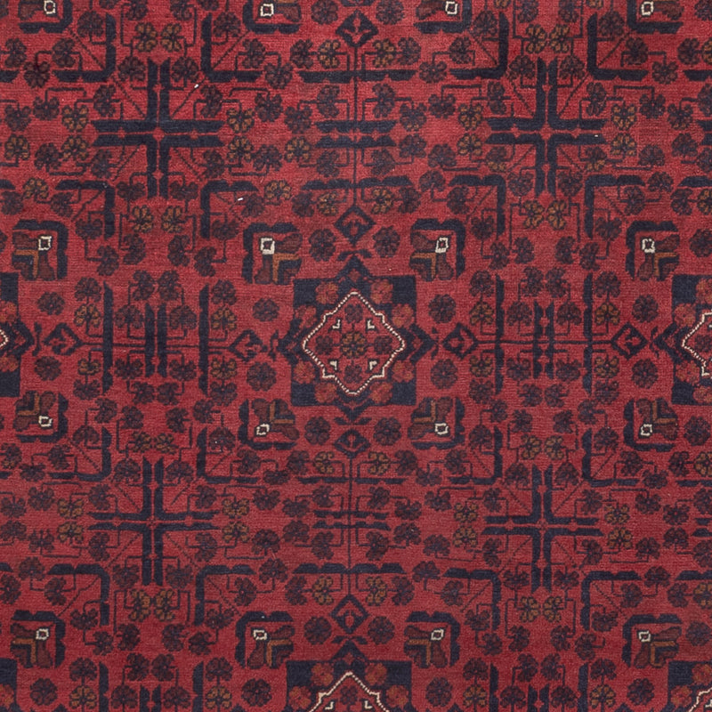 Afghan Rug - Kunduz - 292 x 198 cm - dark red
