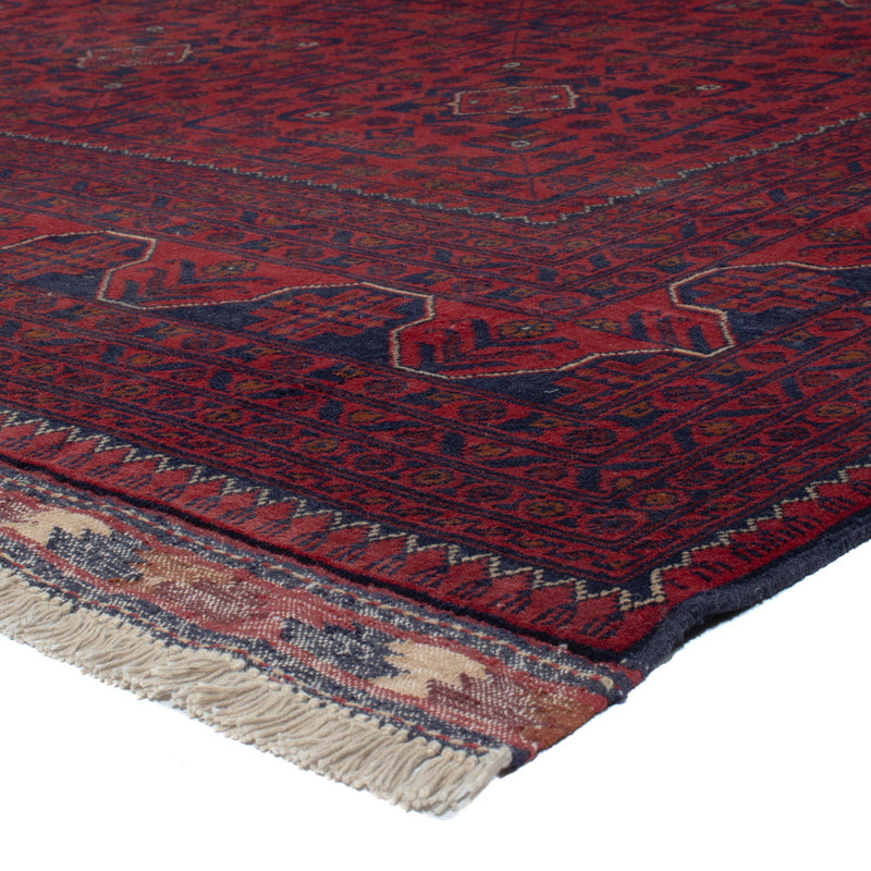 Afghan Rug - Kunduz - 292 x 198 cm - dark red