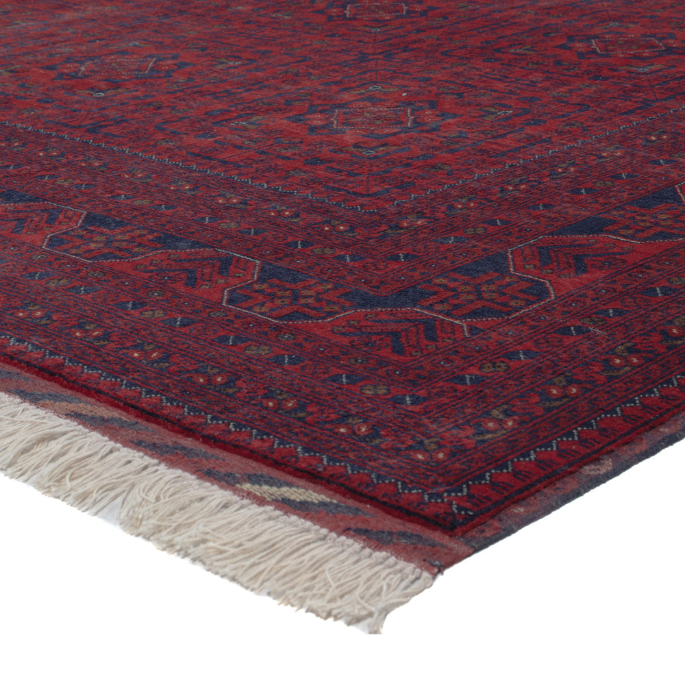 Afghan Rug - Royal - 286 x 202 cm - dark red