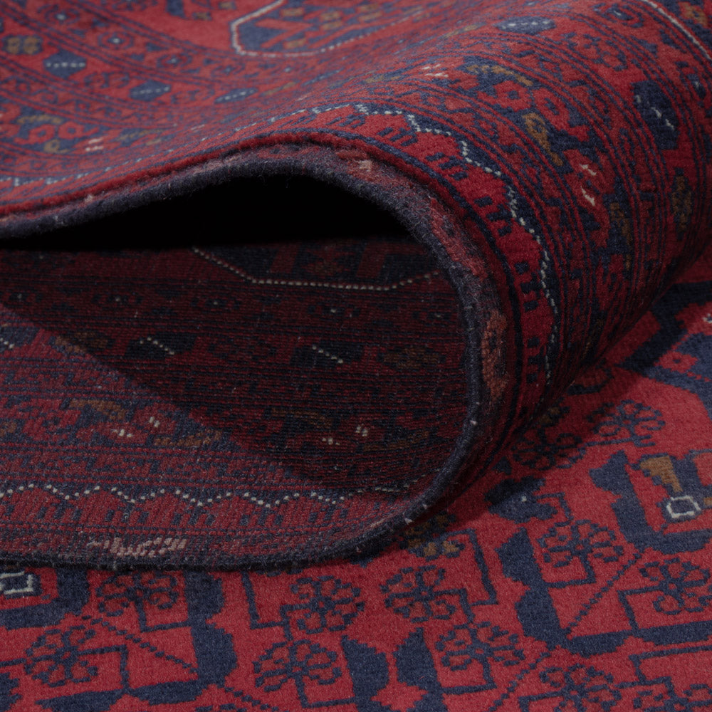 Afghan Rug - Royal - 286 x 202 cm - dark red