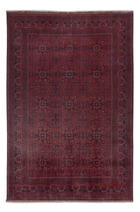 Afghan Rug - Kunduz - 289 x 199 cm - dark red
