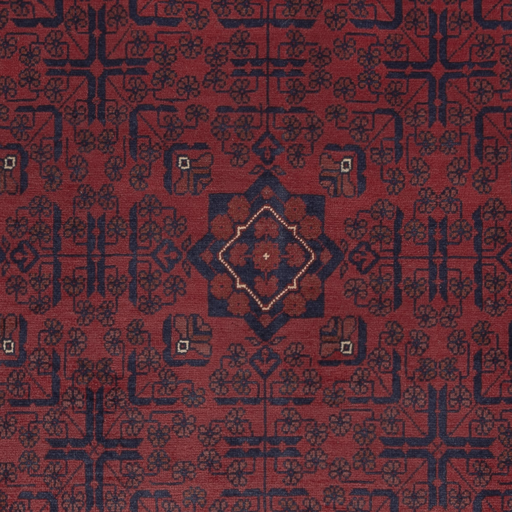 Afghan Rug - Kunduz - 289 x 199 cm - dark red