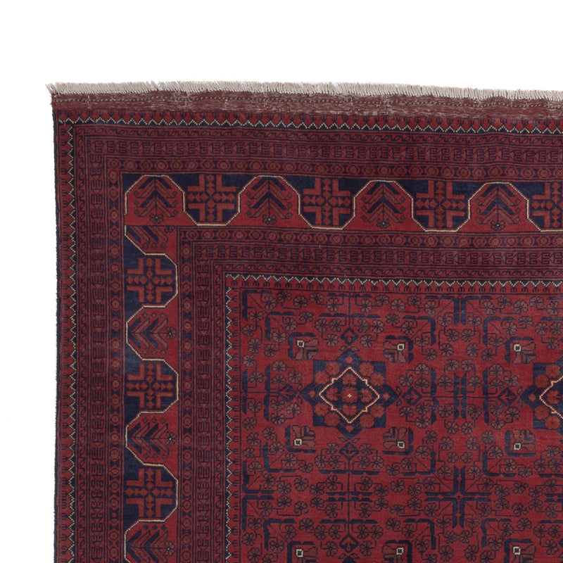 Afghan Rug - Kunduz - 289 x 199 cm - dark red