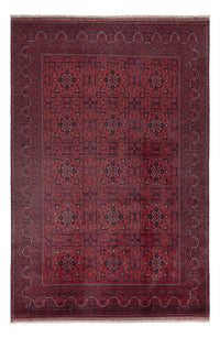 Afghan Rug - Kunduz - 299 x 196 cm - dark red