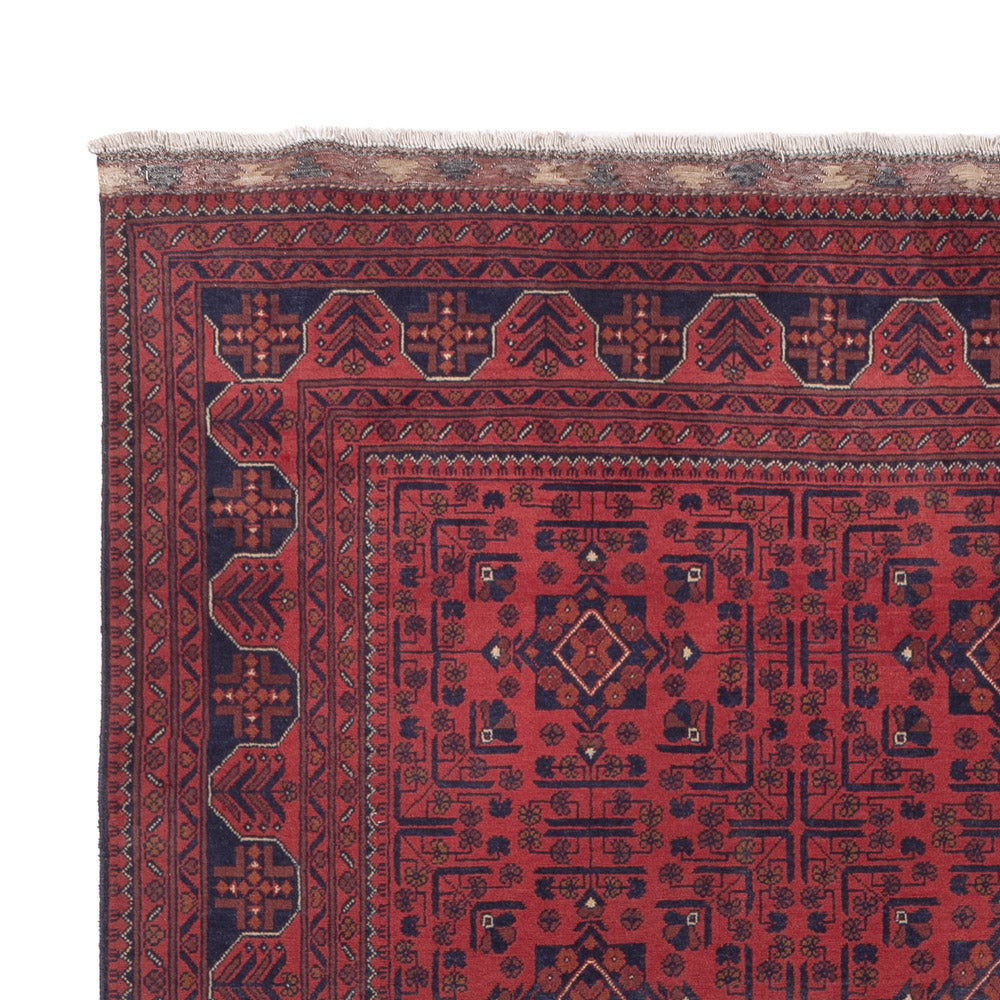 Afghan Rug - Kunduz - 290 x 197 cm - light red