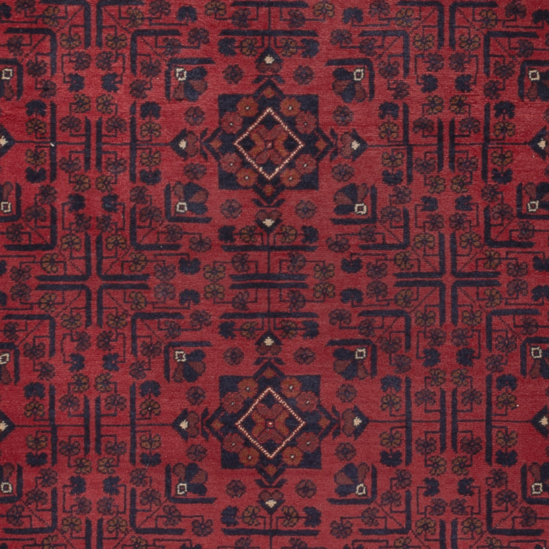 Afghan Rug - Kunduz - 290 x 195 cm - dark red