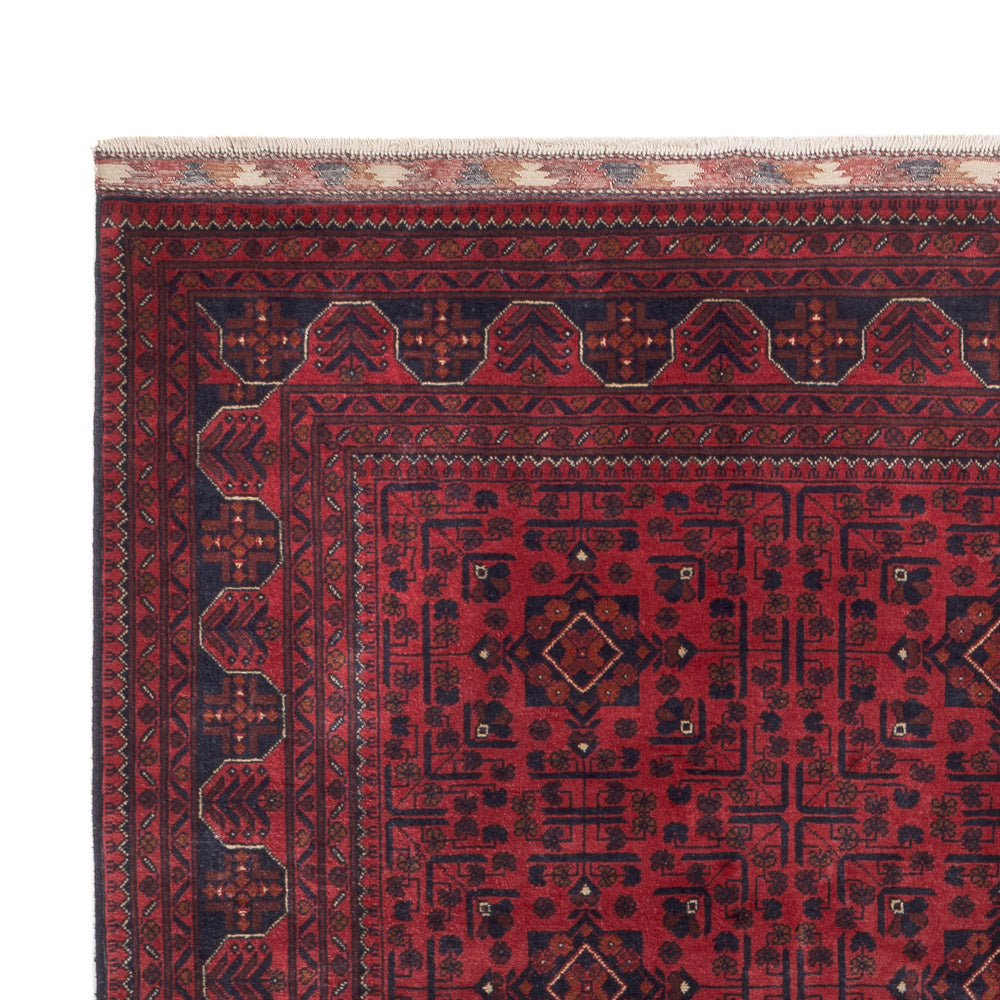 Afghan Rug - Kunduz - 290 x 195 cm - dark red