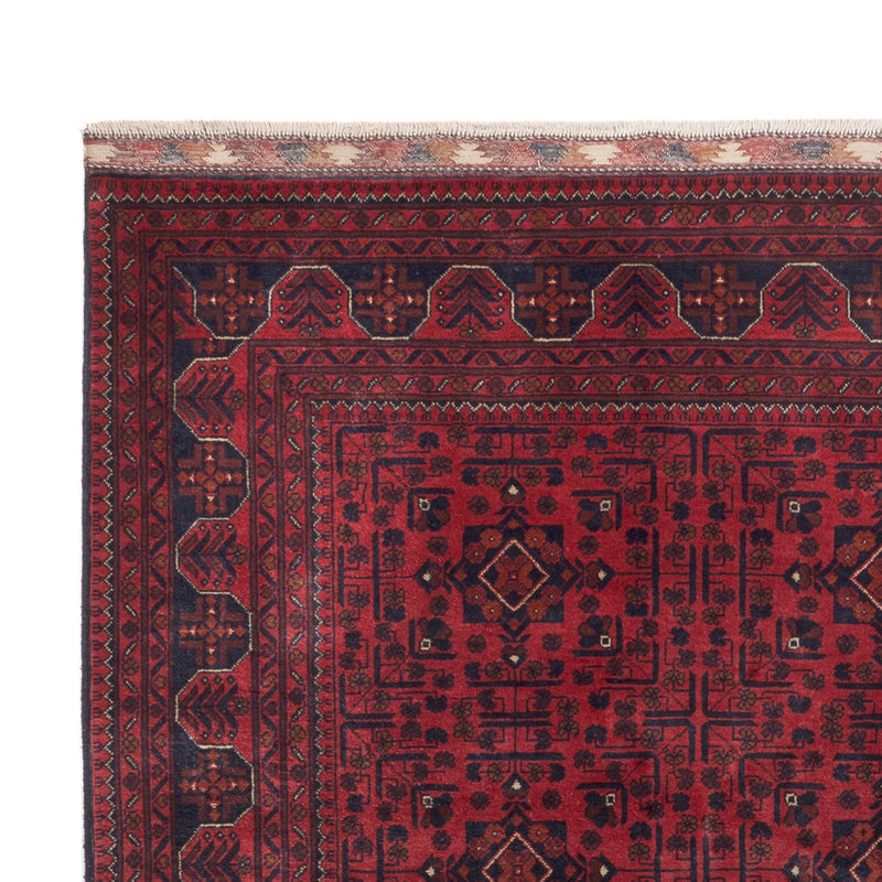 Afghan Rug - Kunduz - 290 x 195 cm - dark red