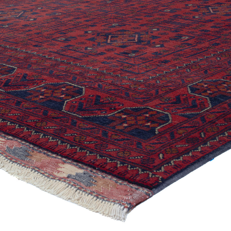Afghan Rug - Kunduz - 290 x 195 cm - dark red