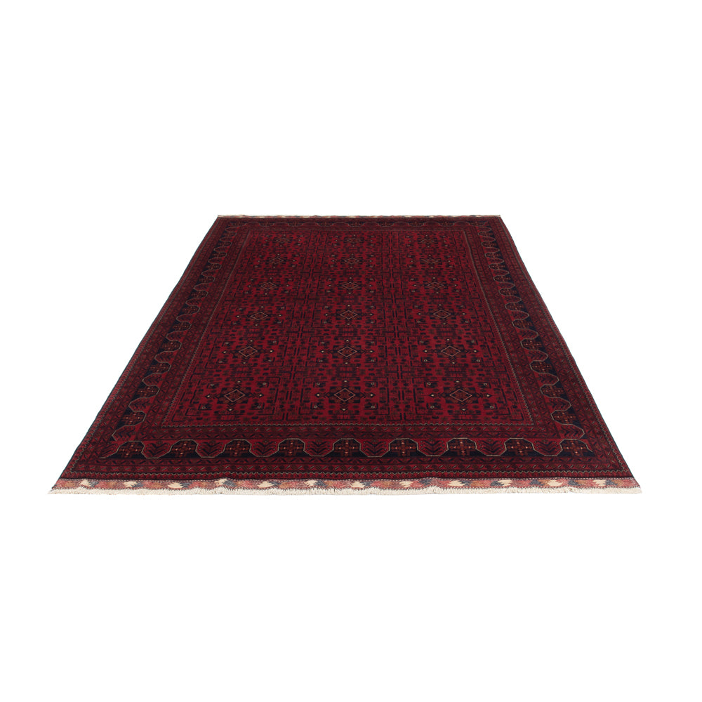 Afghan Rug - Kunduz - 290 x 195 cm - dark red