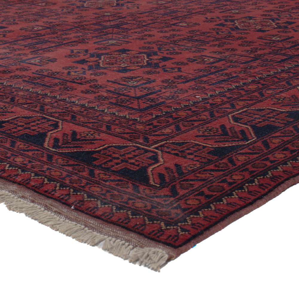 Afghan Rug - Kunduz - 295 x 200 cm - dark red