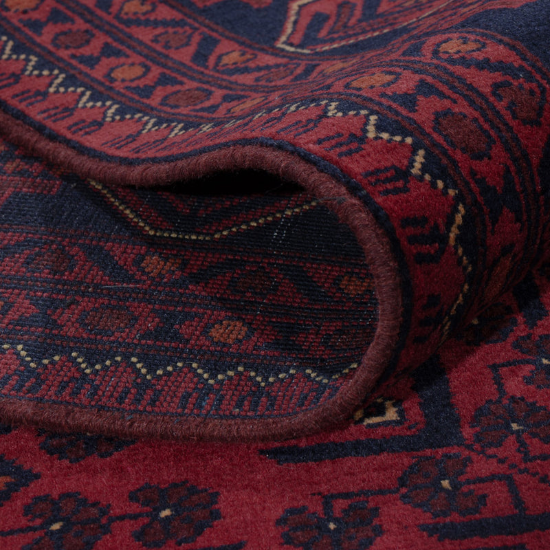 Afghan Rug - Kunduz - 295 x 200 cm - dark red