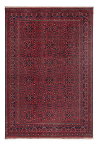 Afghan Rug - Kunduz - 290 x 196 cm - dark red