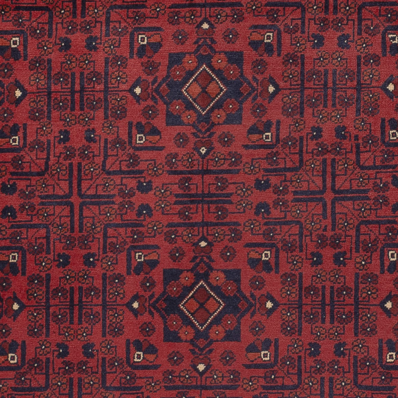 Afghan Rug - Kunduz - 290 x 196 cm - dark red