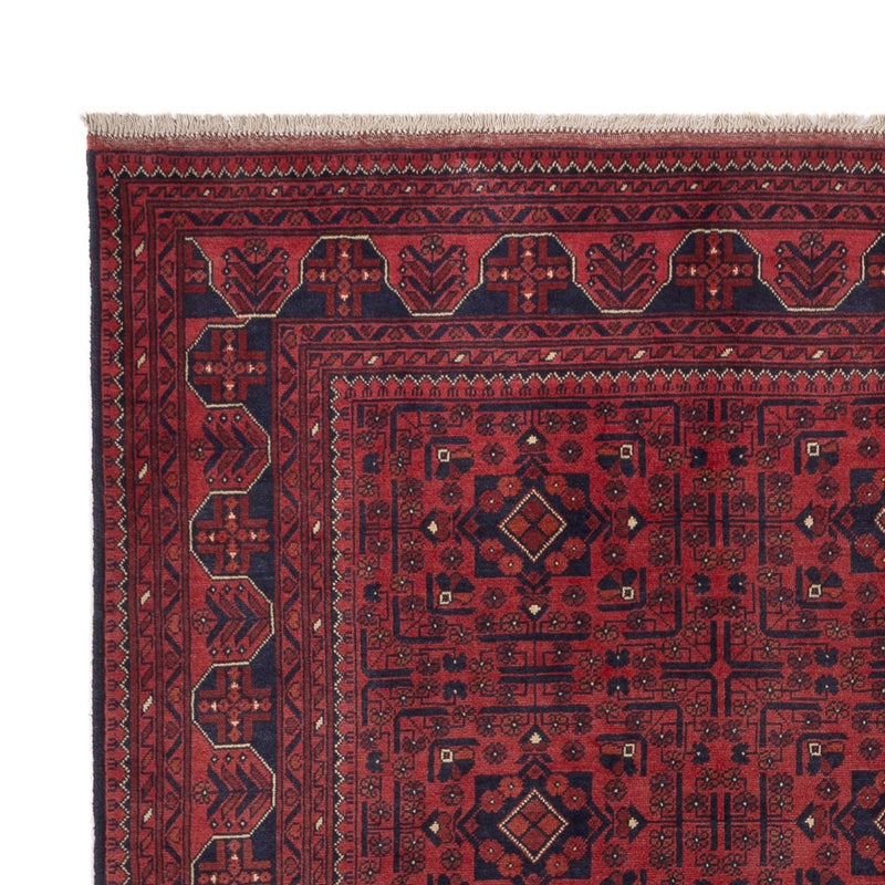 Afghan Rug - Kunduz - 290 x 196 cm - dark red