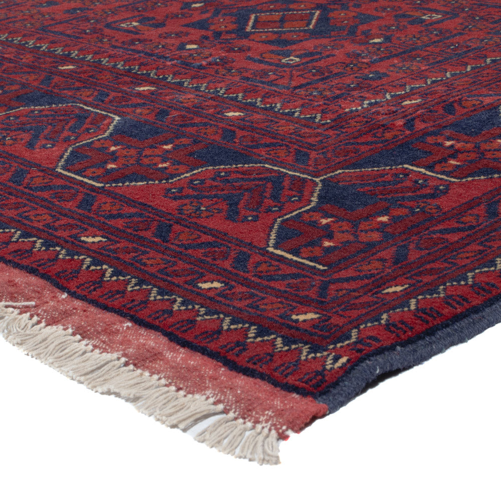 Afghan Rug - Kunduz - 290 x 196 cm - dark red