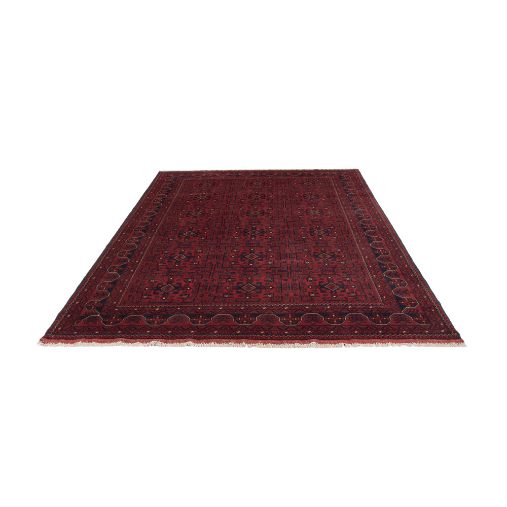 Afghan Rug - Kunduz - 290 x 196 cm - dark red