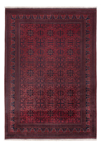 Afghan Rug - Royal - 288 x 198 cm - dark red