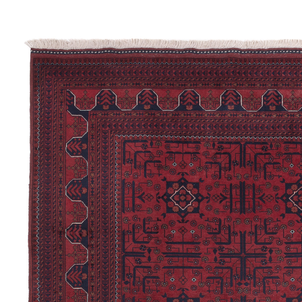 Afghan Rug - Royal - 288 x 198 cm - dark red