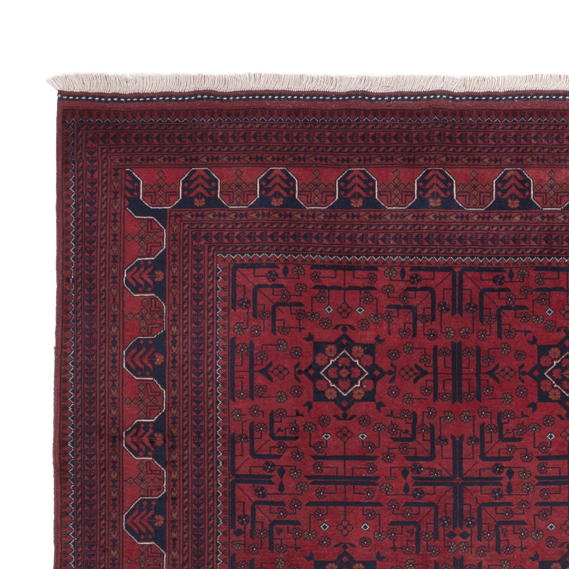 Afghan Rug - Royal - 288 x 198 cm - dark red