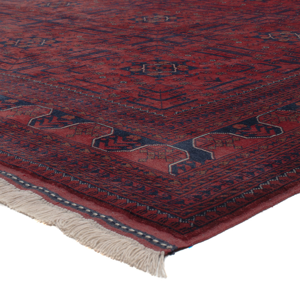 Afghan Rug - Royal - 288 x 198 cm - dark red