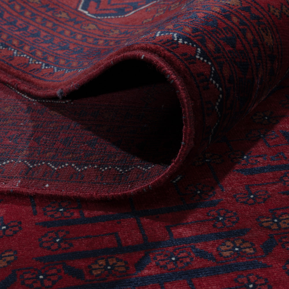 Afghan Rug - Royal - 288 x 198 cm - dark red
