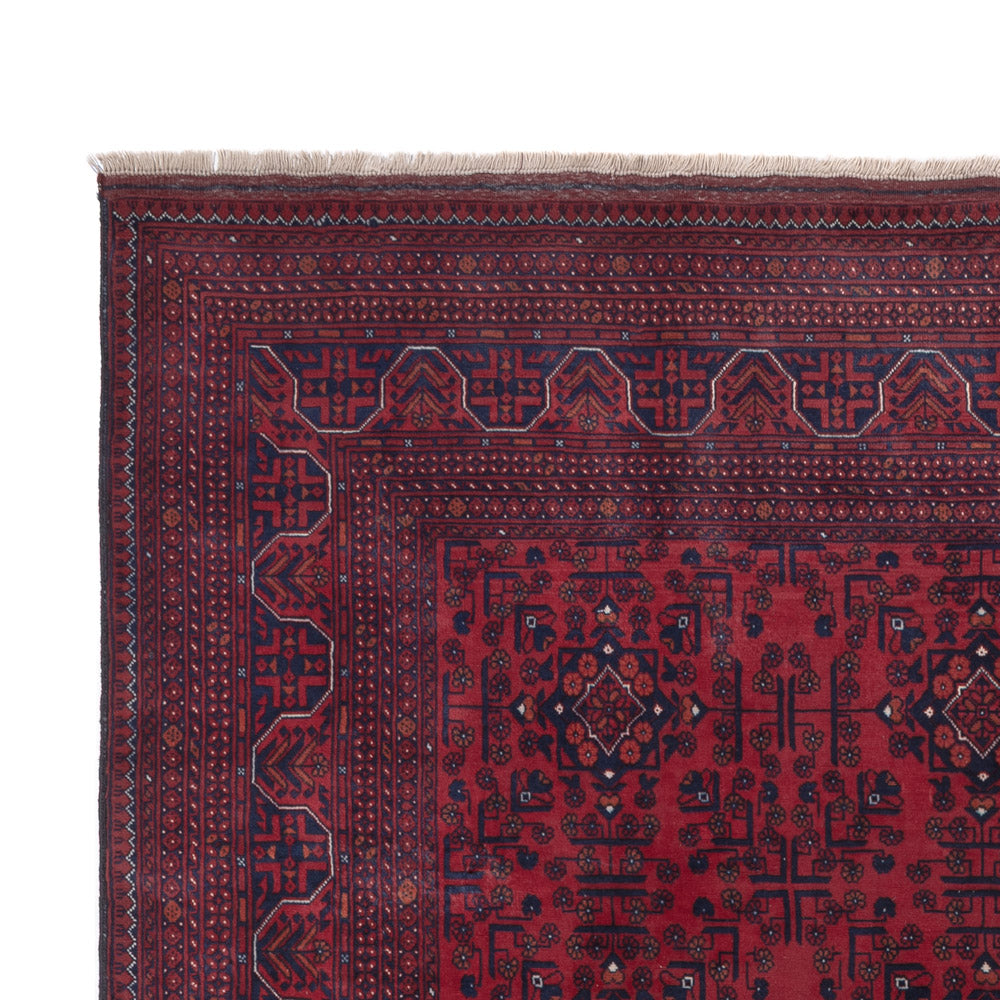 Afghan Rug - Royal - 303 x 194 cm - dark red