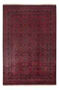 Afghan Rug - Royal - 294 x 199 cm - dark red