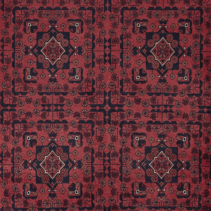 Afghan Rug - Royal - 294 x 199 cm - dark red