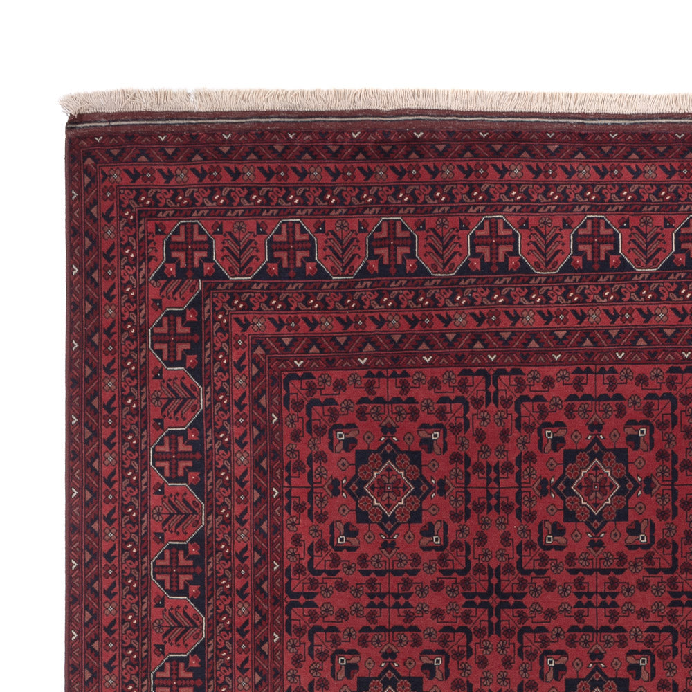 Afghan Rug - Royal - 294 x 199 cm - dark red