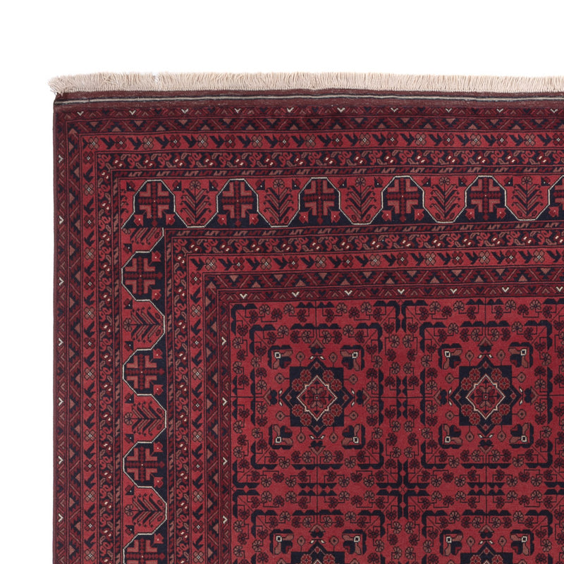 Afghan Rug - Royal - 294 x 199 cm - dark red