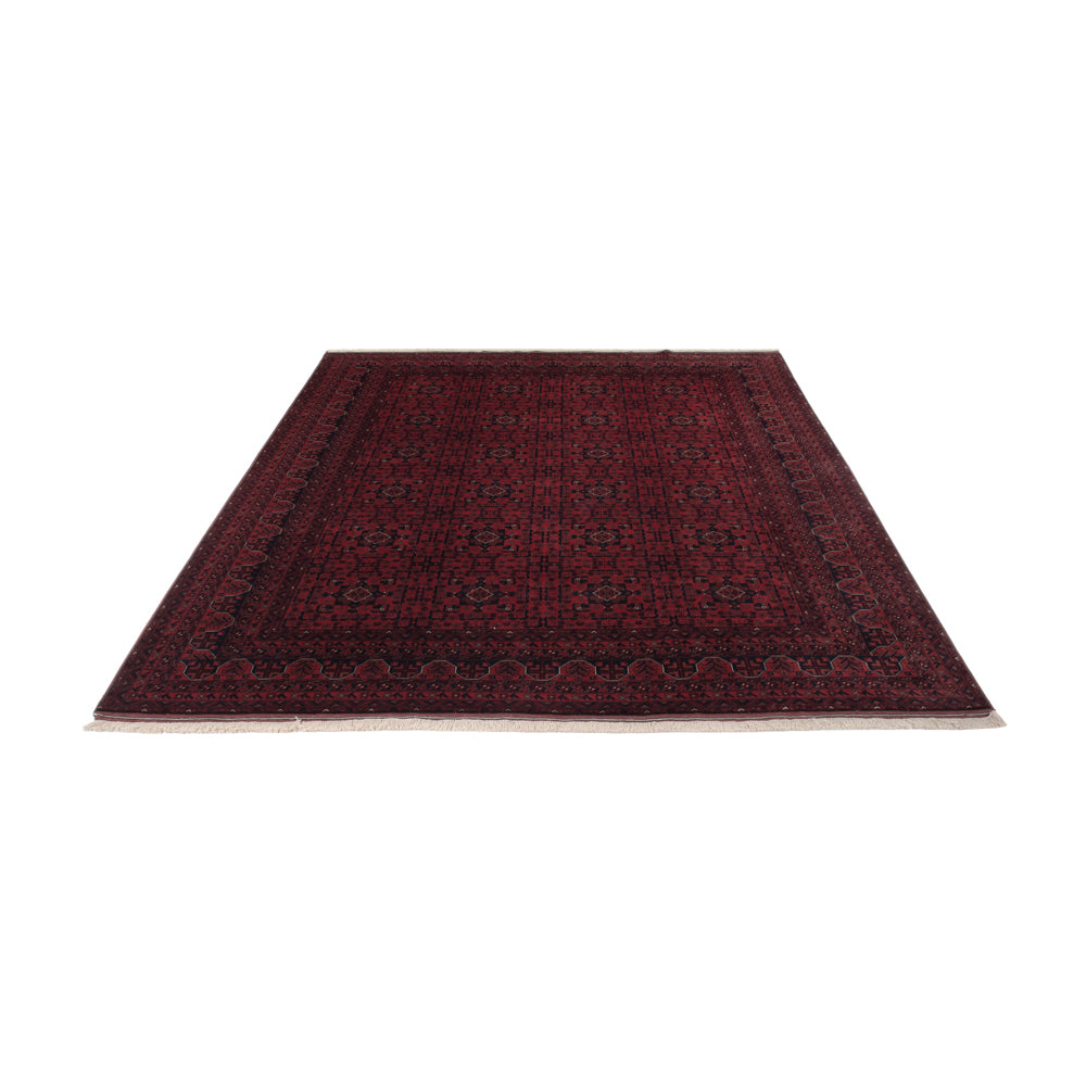 Afghan Rug - Royal - 294 x 199 cm - dark red