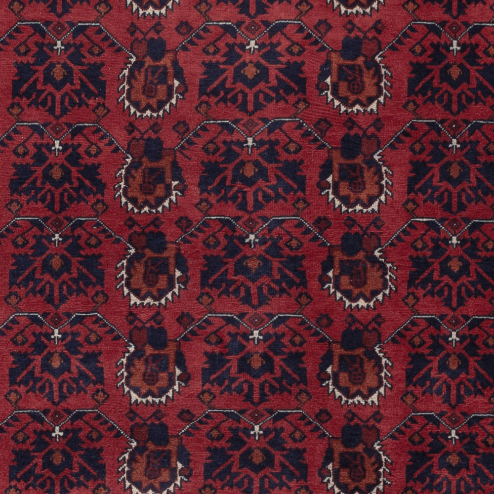Afghan Rug - Royal - 288 x 200 cm - dark red