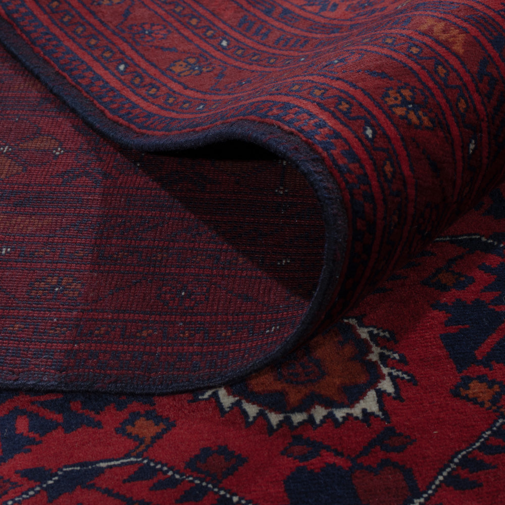 Afghan Rug - Royal - 288 x 200 cm - dark red