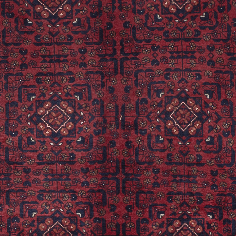 Afghan Rug - Royal - 283 x 196 cm - dark red