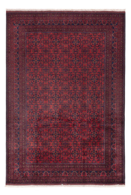 Afghan Rug - Royal - 294 x 197 cm - dark red