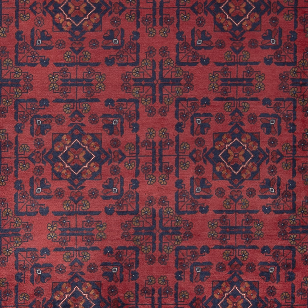 Afghan Rug - Royal - 294 x 197 cm - dark red
